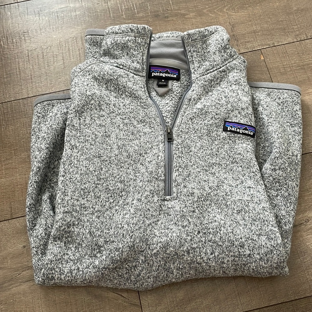 Grey Patagonia zip up